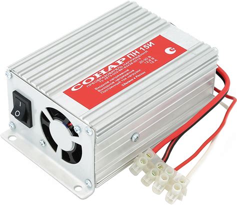 Автомобильный преобразователь напряжения инвертор с 24V до 12V, 15А ...