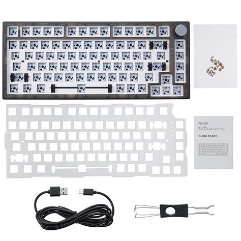 New Feker Ik Pro Qmk Via Kit Keys Gasket Hot Swappable Wired Mechanical Keyboard Diy