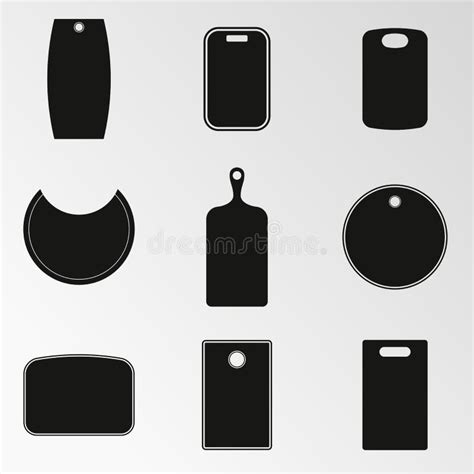 Vector Illustration On The Theme Cutting Boards Stock Vector