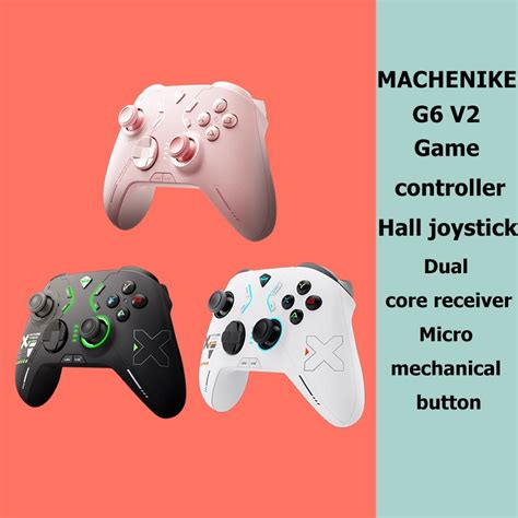 Machenike G6 V2 Edition Wireless Bluetooth Tri-Mode Gamepad Hall Linear ...