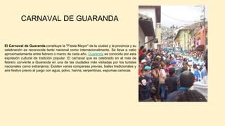 Carnaval De Guaranda 1 PPT