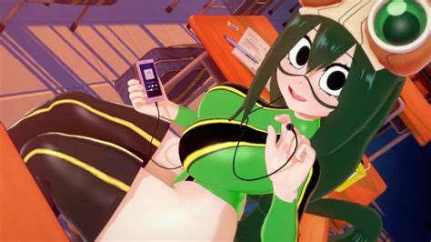 Deku And Tsuyu Asui Fuck Between School Hours Without Being Seen My Hero Academia Hentai D