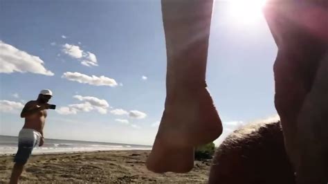Blonde Slut Sucks Old Guys Dick On The Beach In Florida