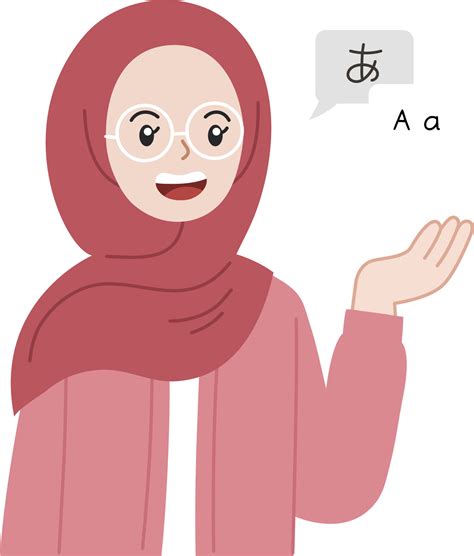 cute language interpreter cartoon character 41506223 PNG