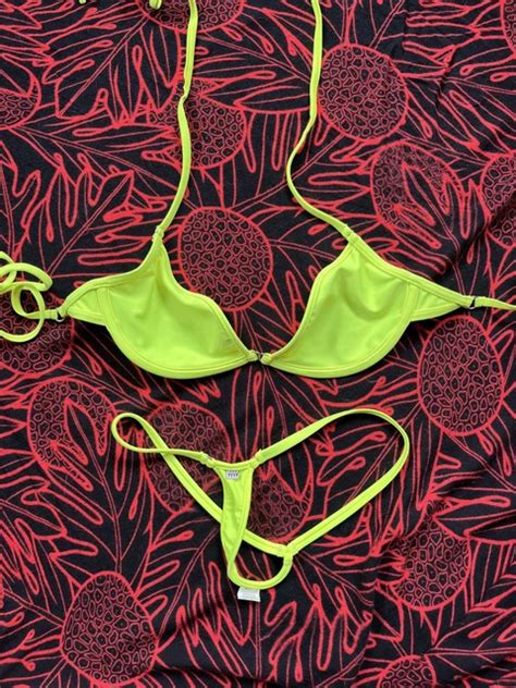 WICKED WEASEL RARE Bikini Set Large Top And Med Bottom Old Sizing PicClick UK