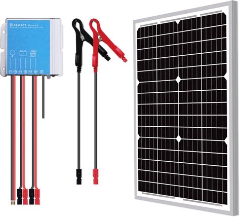 Newpowa 30W Watts 24V Mono Solar Panel Waterproof Off Grid Kit 30W 24V