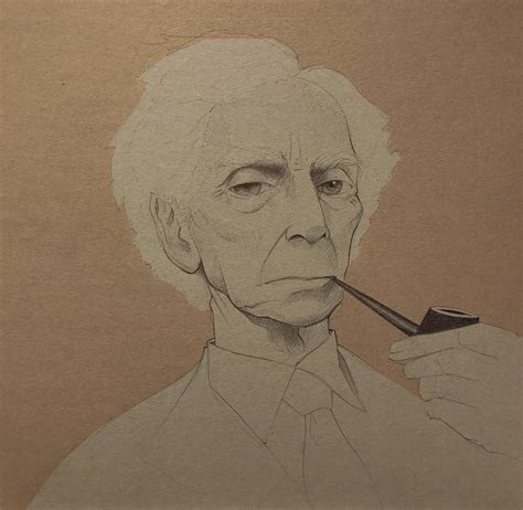Drawing I Made Of Bertrand Russell Rredscarepod