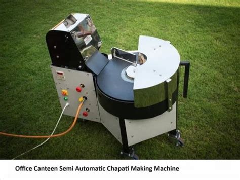 Ms Round Office Canteen Semi Automatic Chapati Making Machine For