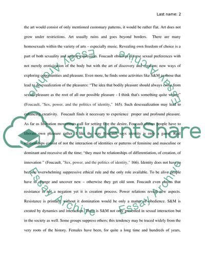 Binaries In Sex Experience Essay Example Topics And Well Written Essays Words