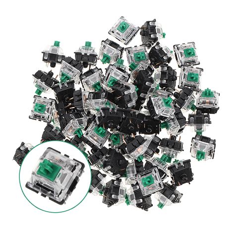 120PCS Pack 3Pin Gateron Clicky Green Switch Keyboard Switch for ...