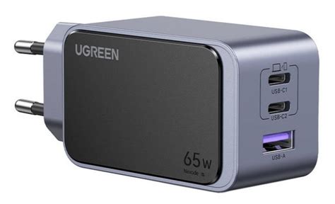 Ładowarka sieciowa Ugreen Nexode Air 65W, USB + 2x USB-C… - ProLine
