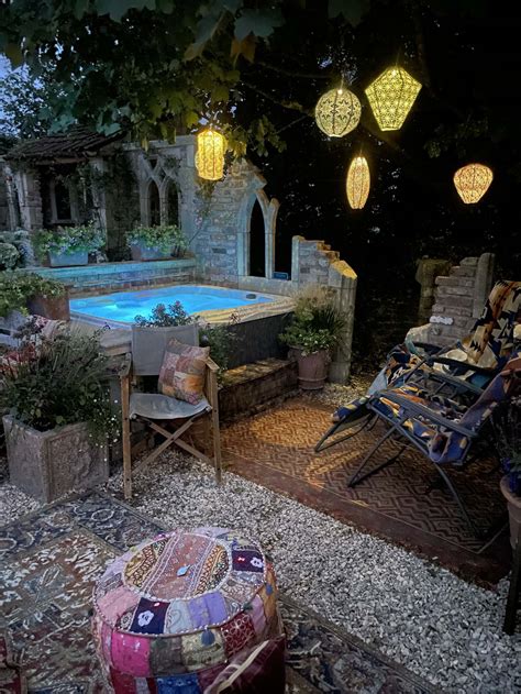 How To Design A Hot Tub Into Your Garden Redwood Stone
