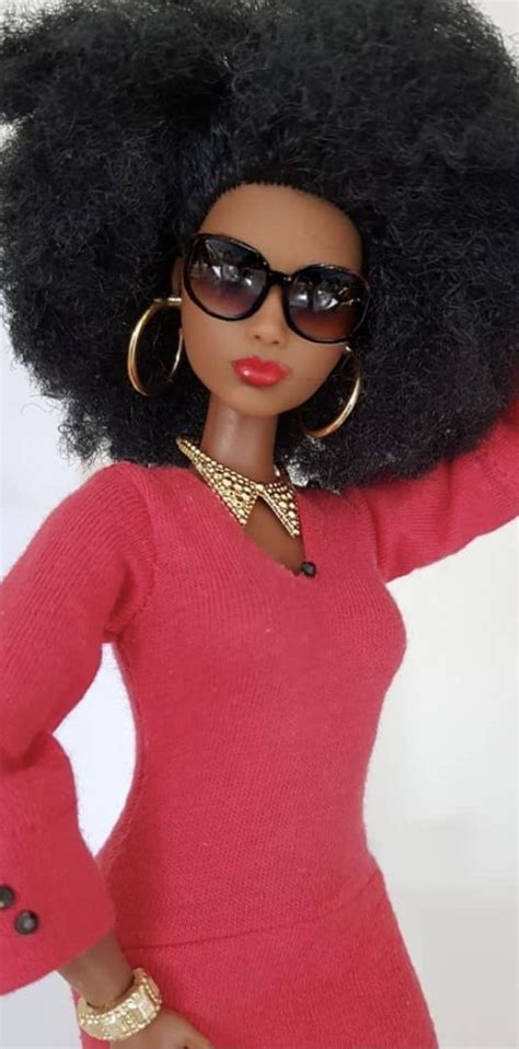 Pin By Mizzotta On Dolls Afros Black Barbie Fashion Afro