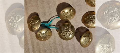 Латунные пуговицы 18 мм. Для погон ВОВ купить в Москве | Хобби и отдых ...