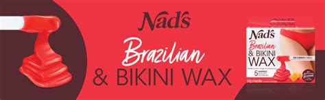 Amazon Nad S Brazilan Bikini Wax Kit Hair Removal For Women Body Wax Specifically For