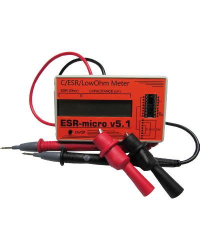 Приборы ESR-micro для быстрой проверки конденсаторов БЕЗ ДЕМОНТАЖА