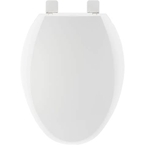 Proflo Plastic White Elongated Soft Close Toilet Seat Pftsec2000wh At