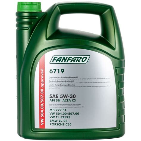 Fanfaro 6719 SAE 5W-30 - 5 Liter, 16,95