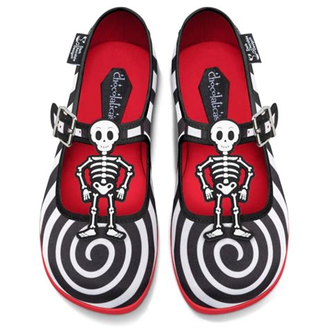 Crazy Bones Mary Jane Sko Fra Hot Chocolate Design