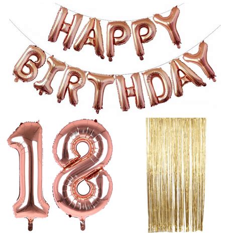 Балони Glam Your Party, За възрастни, 18 години, Цифри, Декоративна ...