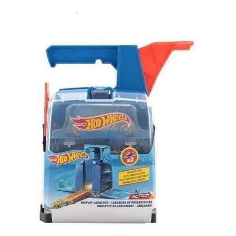 Hot Wheels Pista Action Maleta Lancadora De Carros Gcf Mattel