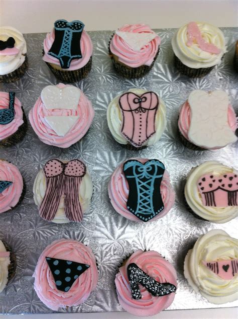Lingerie Themed Bridal Shower Cupcakes Cakecentral