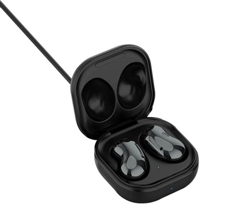 Зарядный кейс Greatlizard для Samsung Galaxy Buds Live SM-R180 + кабель ...
