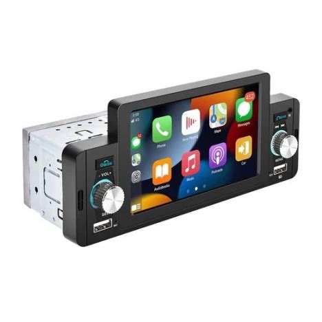 5-дюймовый сенсорная магнитола PODOFO автомагнитола 1 din с CarPlay и ...