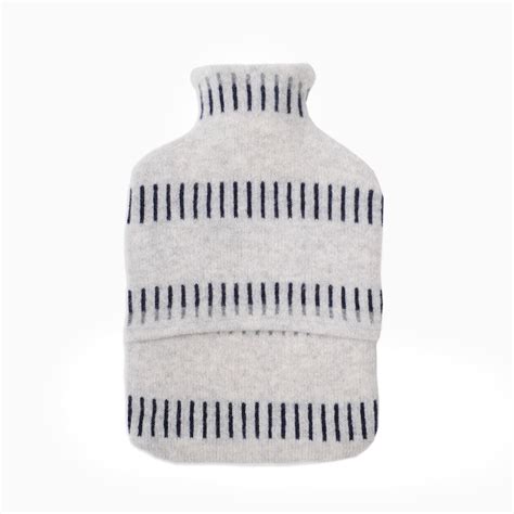 Hot Water Bottle With Lambswool Knitted Cover Etsy