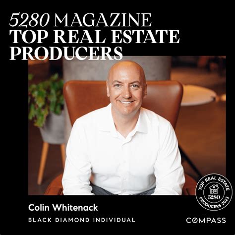 Top Real Estate Producers Blog Colin Whitenack Denver Real Estate