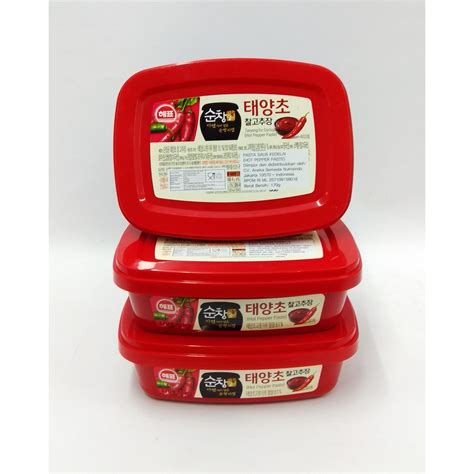 Jual Sajo Hot Pepper Paste Taeyangcho Gochujang 170gr Shopee Indonesia