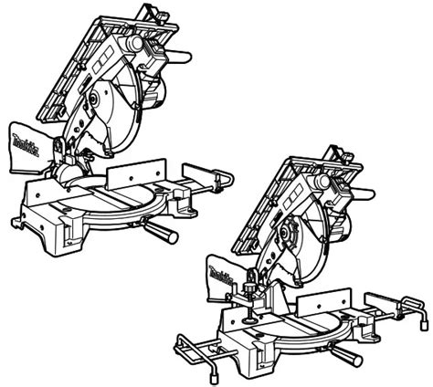 makita LH1040 Table Top Miter Saw Instruction Manual