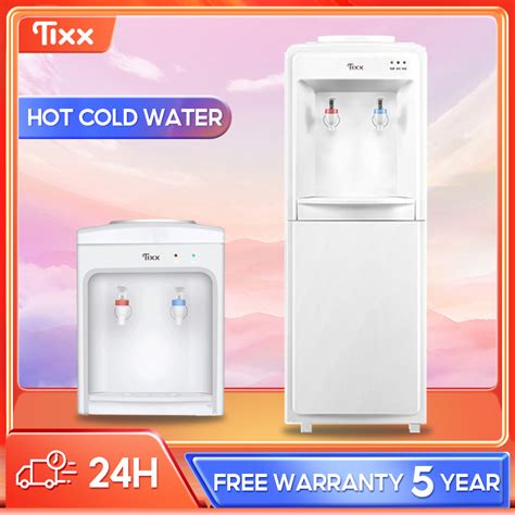 Tixx Water Dispenser Hot And Cold Water Automatic Pump Rack Dispenser Vertical Freestanding In