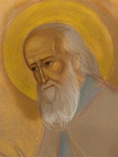 The Icon Of A New Saint Sophrony The Athonite Orthodox Arts Journal