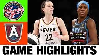 Indiana Fever Vs Atlanta Dream Full Game Highlights Women S Basketball