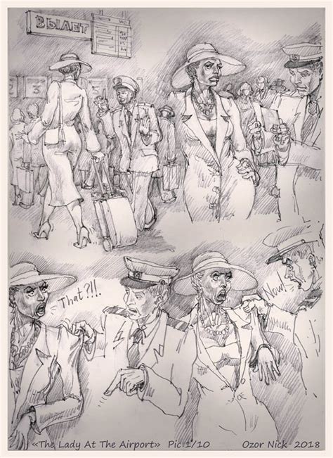 Arrogant Lady At The Airport With Tone By OzorNick Hentai Foundry