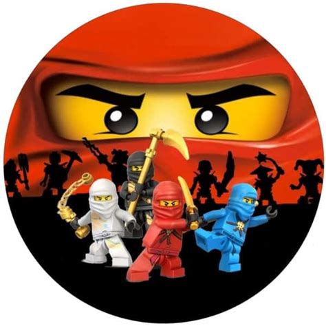 Ninjago Round Edible Image My Delicious Cake Decorating Supplies