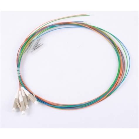 Set Of Colored Pigtails Lc Upc M Om Easy Strip Fibers Bl