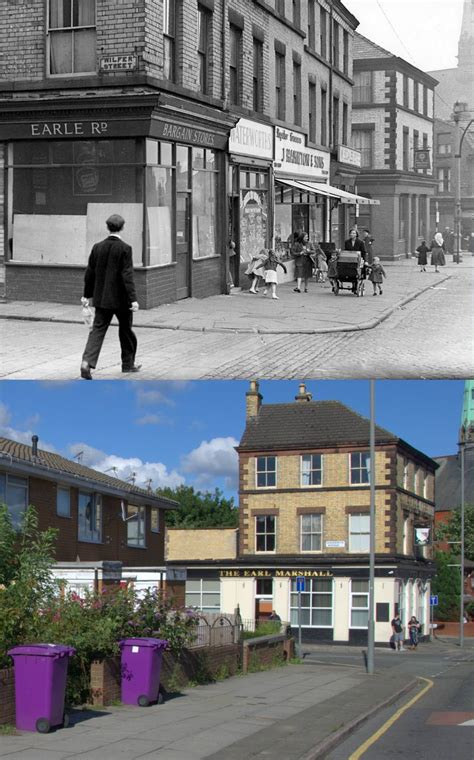 Earle Road At Wilfer Street Liverpool Then And Now