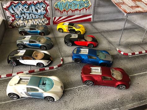 Bugatti Veyron Set Hot Wheels Hobbies Toys Toys Games On Carousell