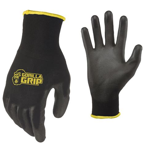 Gorilla Grip Slip Resistant All Purpose Work Gloves | Size: Medium