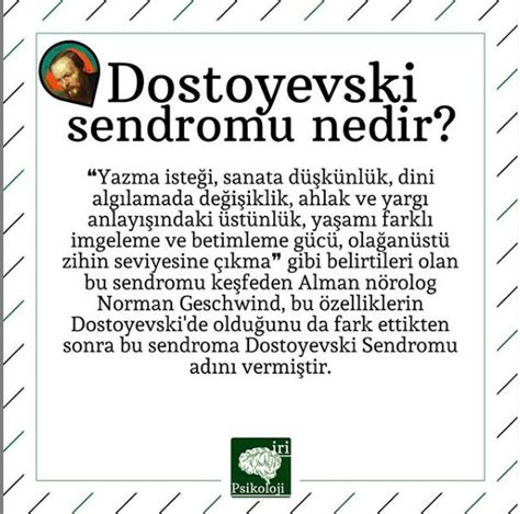 Dostoyevski Sendromu Nedir