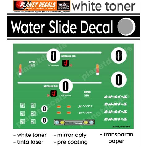 Jual Decal Hot Wheels Datsun Wagon Kaido House Jun Imai White Toner Shopee Indonesia