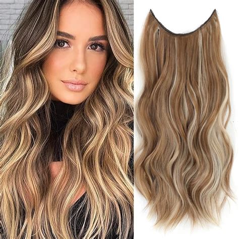 Amazon Ash Medium Brown Mixed Ash Blonde Hair Extensions