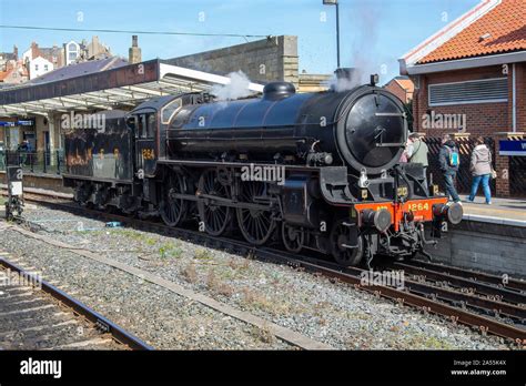 The Former Lner Thompson B1 Steam Locomotive 1264 Standing At Whitby