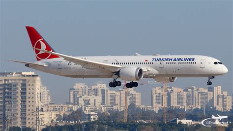 TLV Turkish Airlines Boeing 787 9 TC LLB On Final Approa Flickr