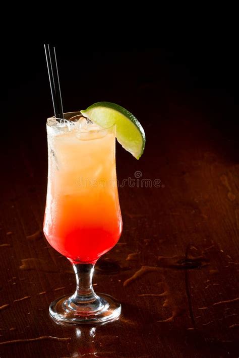 Sex On The Beach Cocktail Stock Photo Image Of Garnish