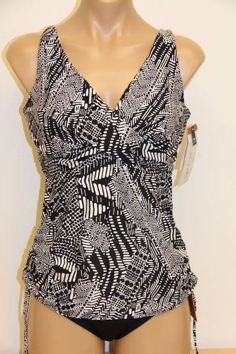 NWT Captiva Swimsuit Tankini Bikini Piece Set Sz S DD Cup EBay