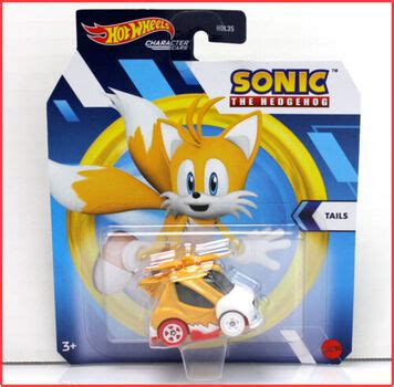 Hot Wheels Character Cars Sonic Tails Tonytoys Giocattoli