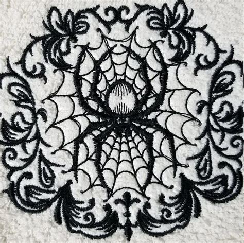 Halloween Kitchen Towel Spider Towel Kitchen Towel Waffle Etsy Canada